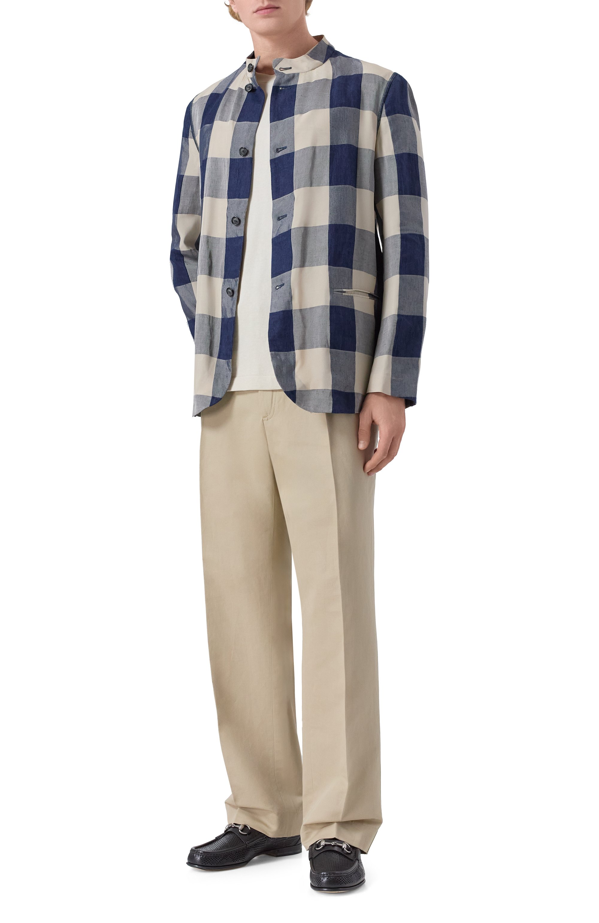 Пиджак изо льна и вискозы GIORGIO ARMANI, арт. 0WGGG0IL/T02H0, фото 2