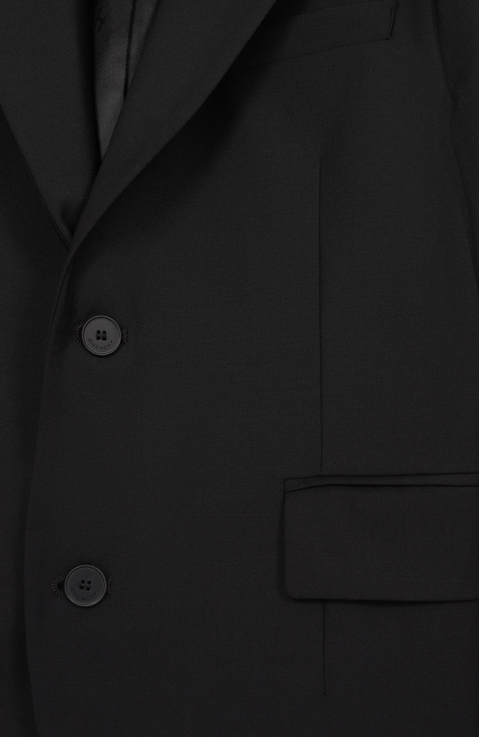 Пиджак GIVENCHY черного цвета по цене 98800 руб., арт. H31407, фото 3 Пиджак GIVENCHY, арт. H31407, фото 3