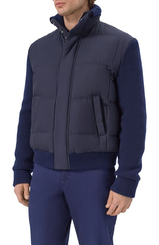 Комбинированный бомбер Zilli GSW114M0601V00000 Синий  GSW114M0601V00000 Фото 3