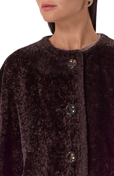 Шуба из овчины MANZONI24, арт. 25M1594-S23NL8D, фото 5