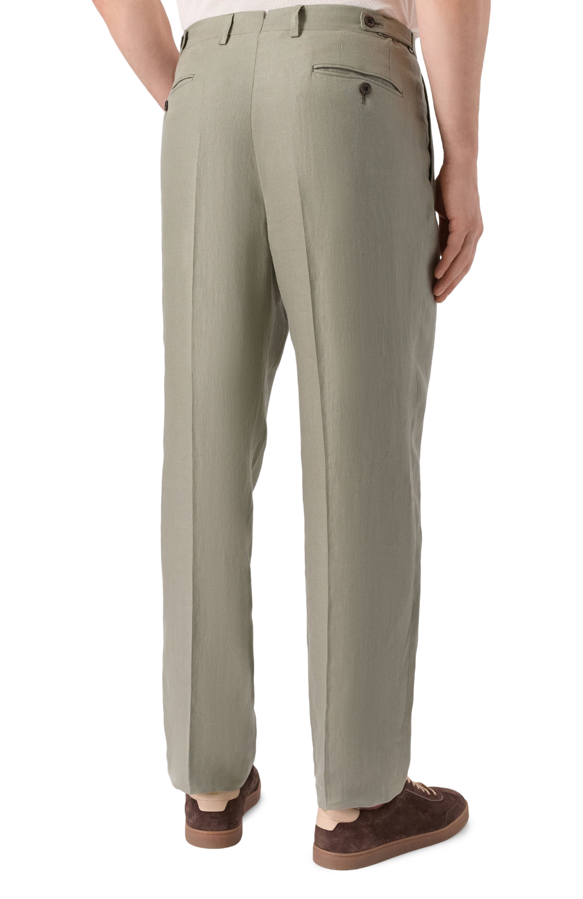 Льняные брюки CORNELIANI, арт. 274552/2714326, фото 4