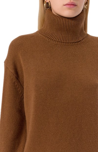Свитер из шерсти и кашемира 12 STOREEZ коричневого цвета по цене 39000 руб., арт. 134388, фото 5 Свитер из шерсти и кашемира 12 STOREEZ, арт. 134388, фото 5