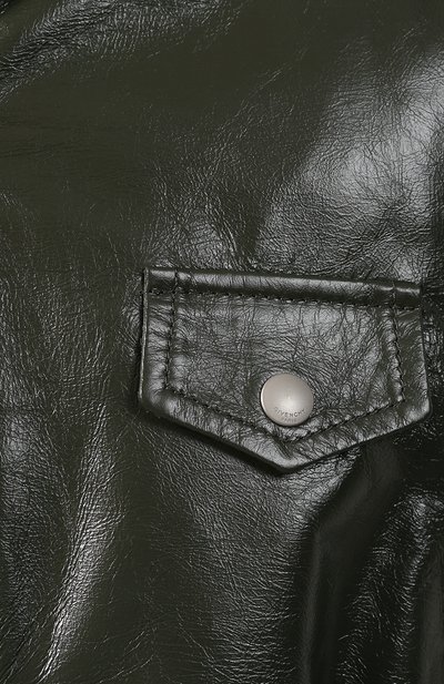 Кожаная куртка GIVENCHY зеленого цвета по цене 234000 руб., арт. BW005Q60HU, фото 5 Кожаная куртка GIVENCHY, арт. BW005Q60HU, фото 5