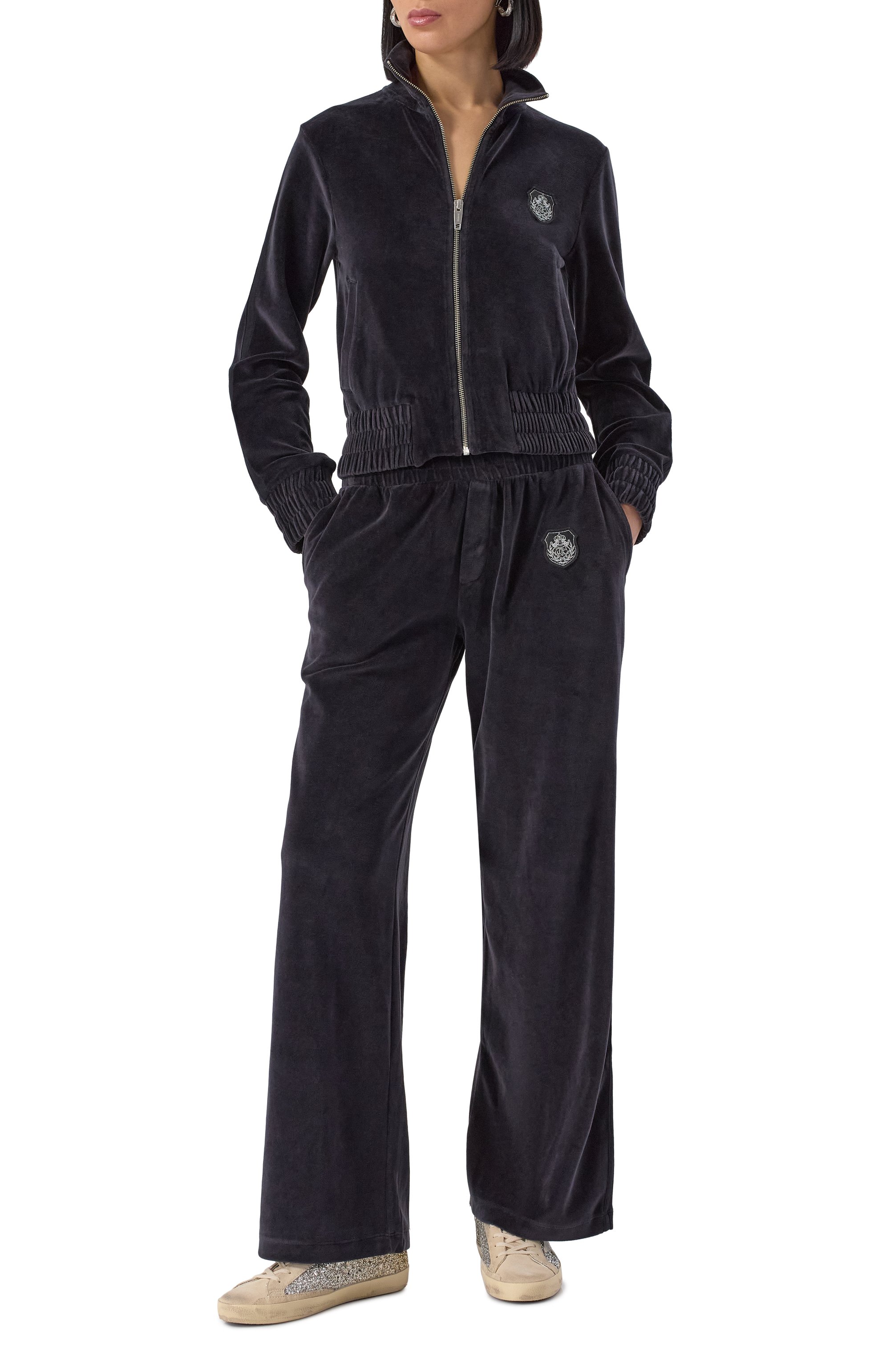 Бархатные брюки THE KOOPLES, арт. FJ0G29011K, фото 2