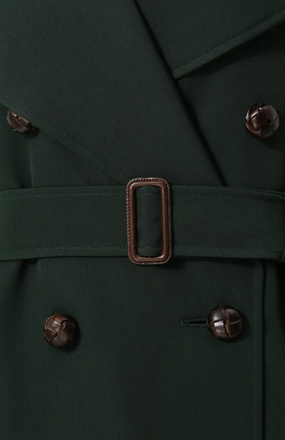Двубортное шерстяное пальто с поясом BURBERRY, арт. 8003620, фото 5