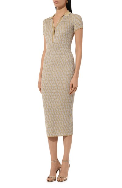Платье из вискозы VALENTINO, арт. 5B3KD12L8P2, фото 3