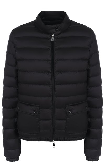 Женский стеганый пуховик с вор отником-стойкой MONCLER, арт. D1-093-45379-99-53048