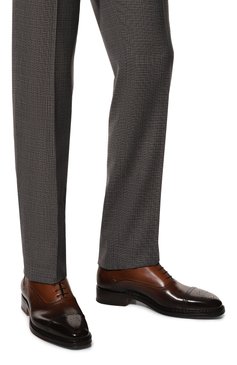 Кожаные оксфорды SANTONI, арт. MCWG18118MB1BSH3, фото 1
