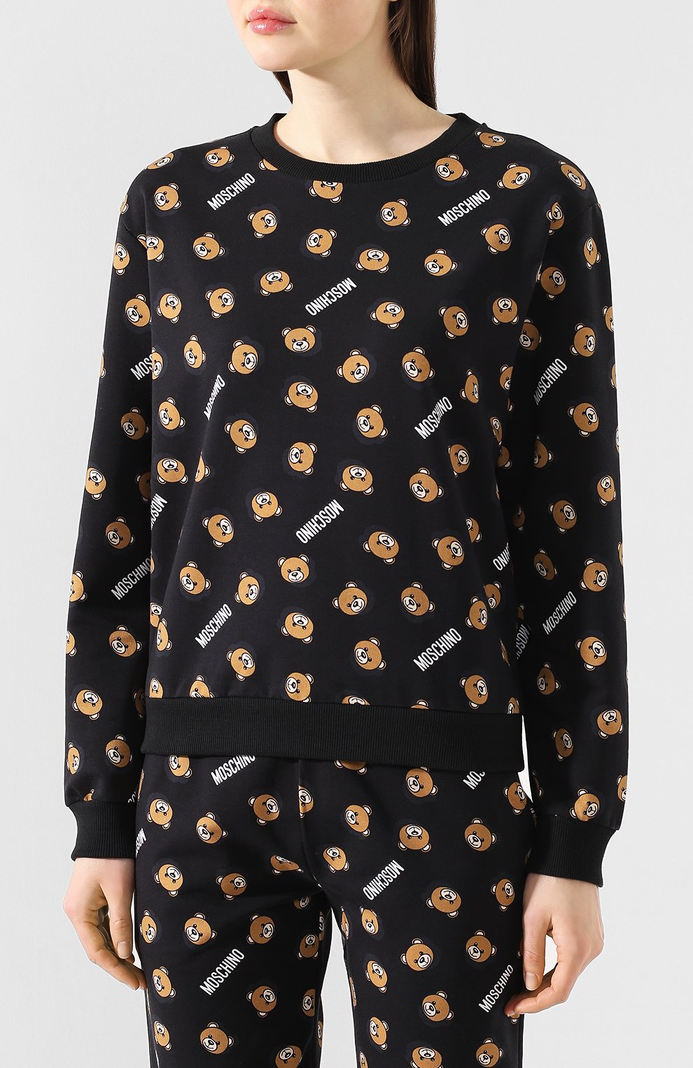 Хлопковый свитшот MOSCHINO, арт. A1723/9017, фото 3