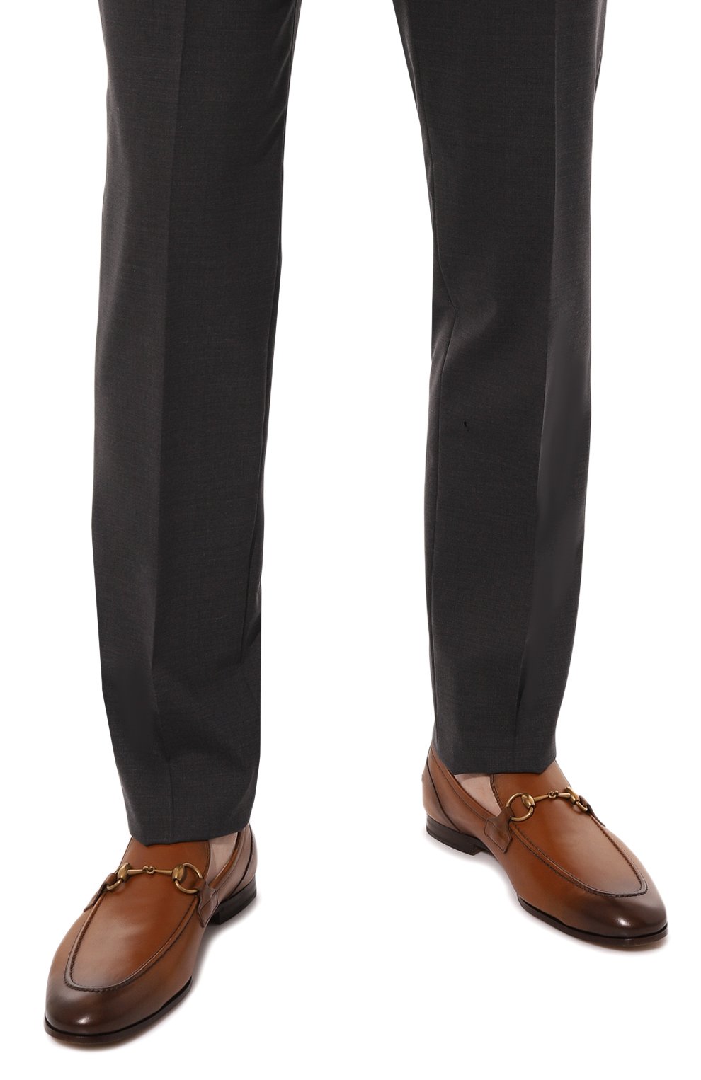 Кожаные лоферы jordaan GUCCI, арт. 406994 BLM00, фото 3