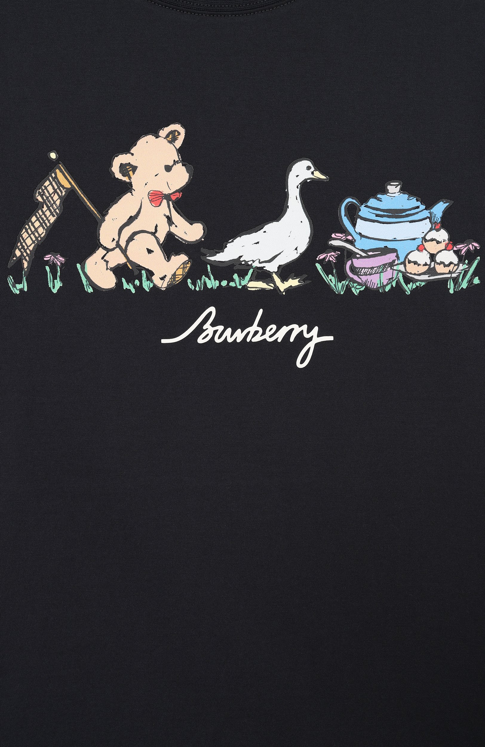 Хлопковая футболка BURBERRY, арт. 8128100, фото 3