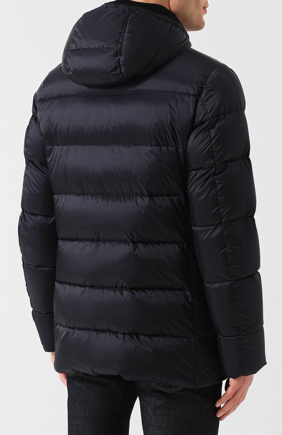 Пуховик MOORER синего цвета по цене 159500 руб., арт. GERACI-SH, фото 4 Пуховик MOORER, арт. GERACI-SH, фото 4