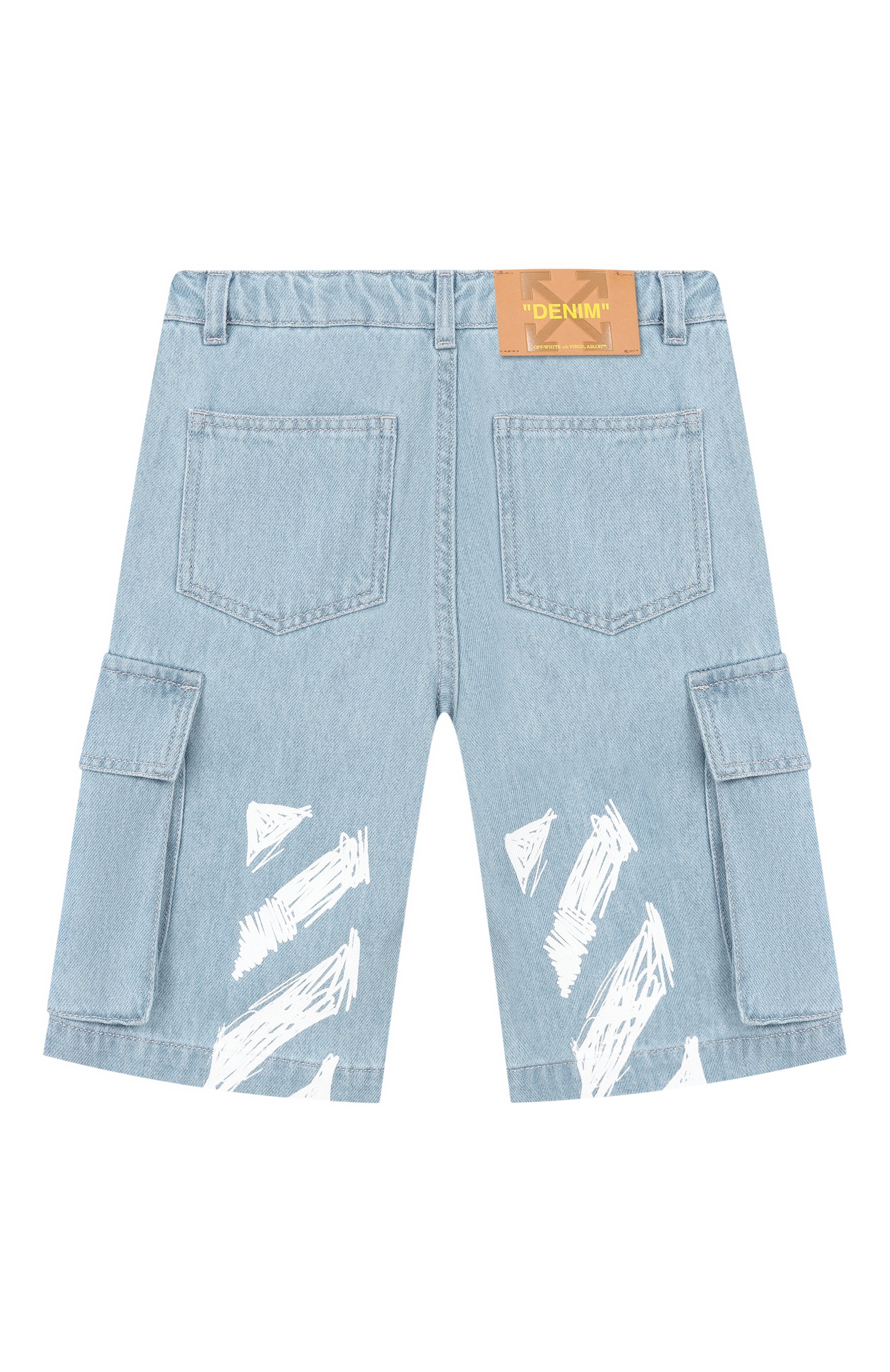 Джинсовые шорты-карго OFF-WHITE, арт. 0BYC002S26DEN001, фото 2