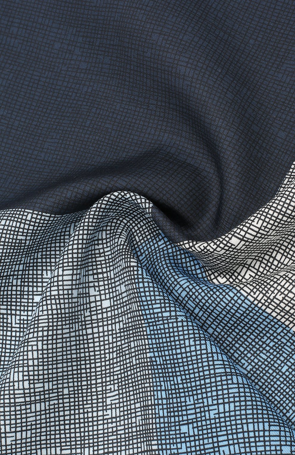 Платок из смеси хлопка и шелка ZEGNA, арт. Z7J10/38B, фото 2