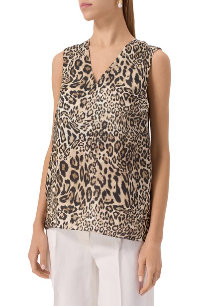 Топ из хлопка и шелка FREEAGE, арт. WS24.TP078M.6001.9012, фото 3