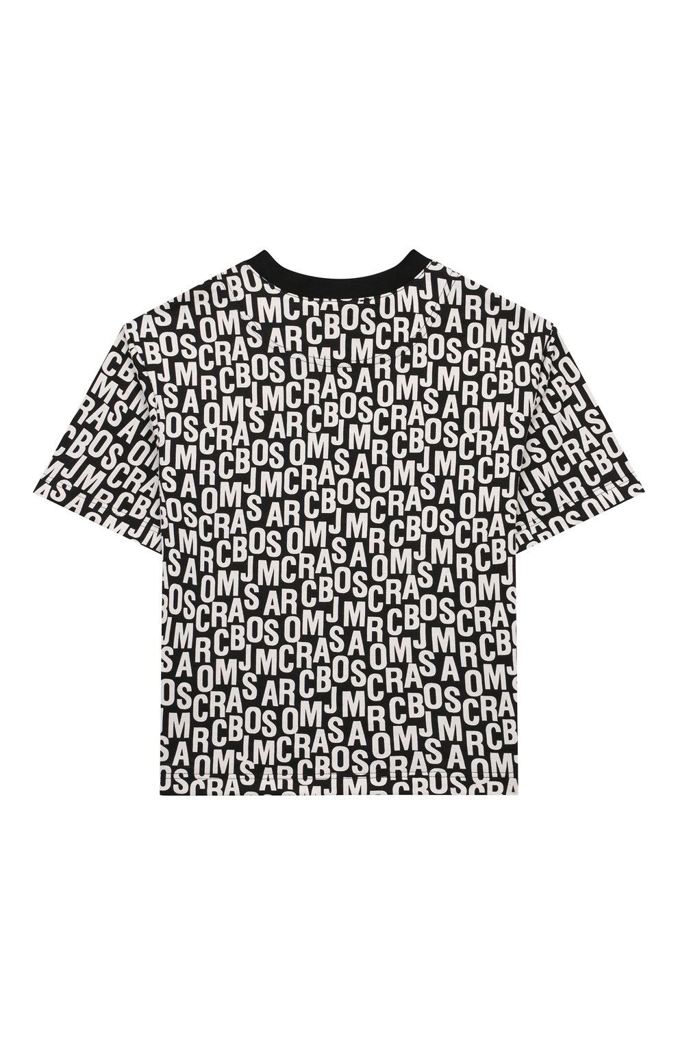 Хлопковая футболка MARC JACOBS (THE) черно-белого цвета по цене 7340 руб., арт. W60343, фото 2 Хлопковая футболка MARC JACOBS (THE), арт. W60343, фото 2