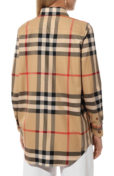 Хлопковая рубашка BURBERRY, арт. 8071338, фото 4
