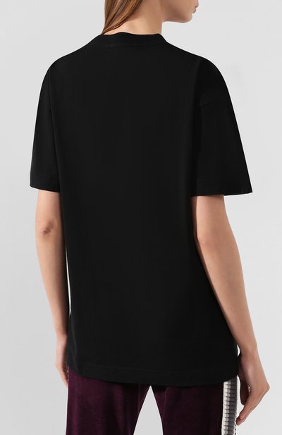 Хлопковая футболка PALM ANGELS, арт. PMAA001F194130031028/W, фото 4