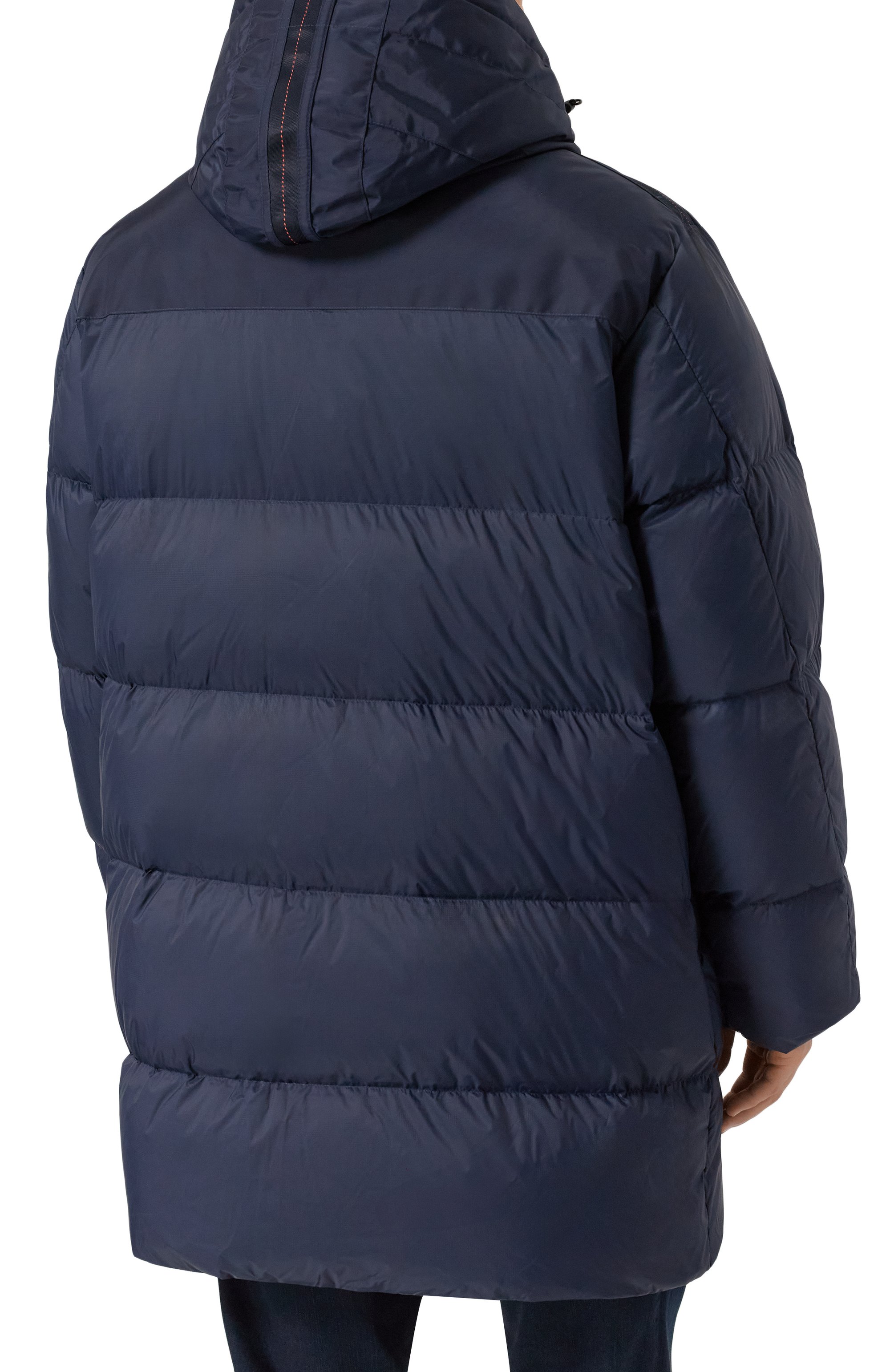 Пуховик PARAJUMPERS темно-синего цвета по цене 127500 руб., арт. 25WMPMPUEN04, фото 4 Пуховик PARAJUMPERS, арт. 25WMPMPUEN04, фото 4