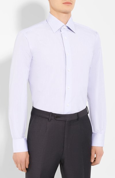 Хлопковая сорочка BRIONI, арт. RCLU1T/P90B7, фото 3