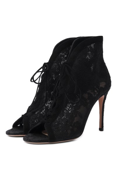 Женские комбинированные ботильоны vamp 95 GIANVITO ROSSI, арт. G50646.95RIC.LRMNENN