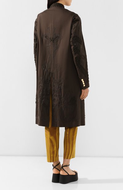 Хлопковое пальто DRIES VAN NOTEN, арт. 201-10275-9292, фото 4