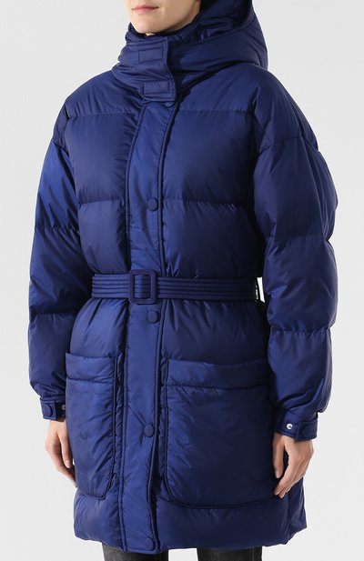 Однотонный стеганый пуховик с поясом и капюшоном IENKI IENKI, арт. KILLER J, фото 3