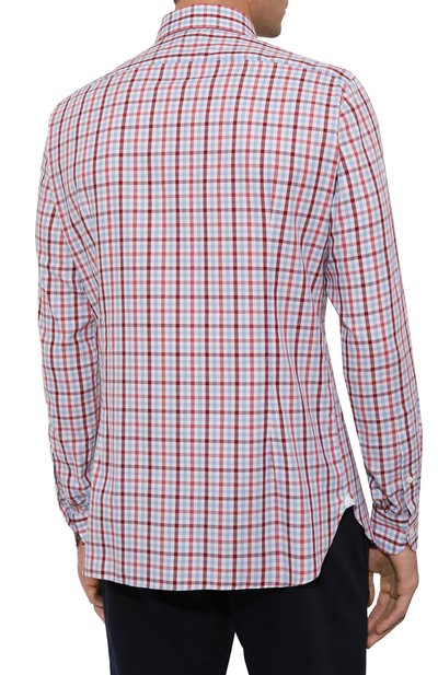 Хлопковая рубашка LUIGI BORRELLI, арт. SR3711, фото 4