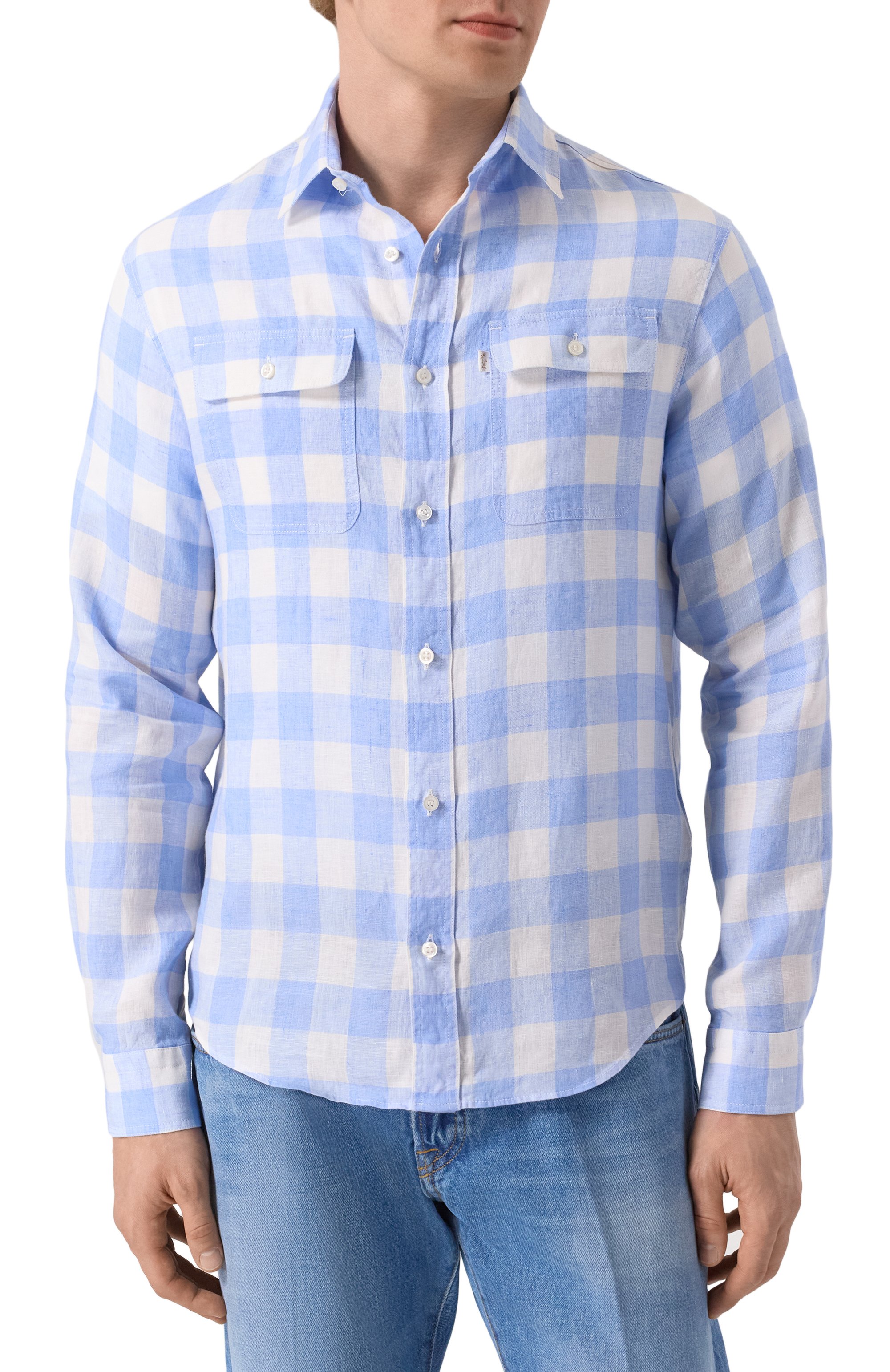 Льняная рубашка PAUL&SHARK, арт. 25413286, фото 3