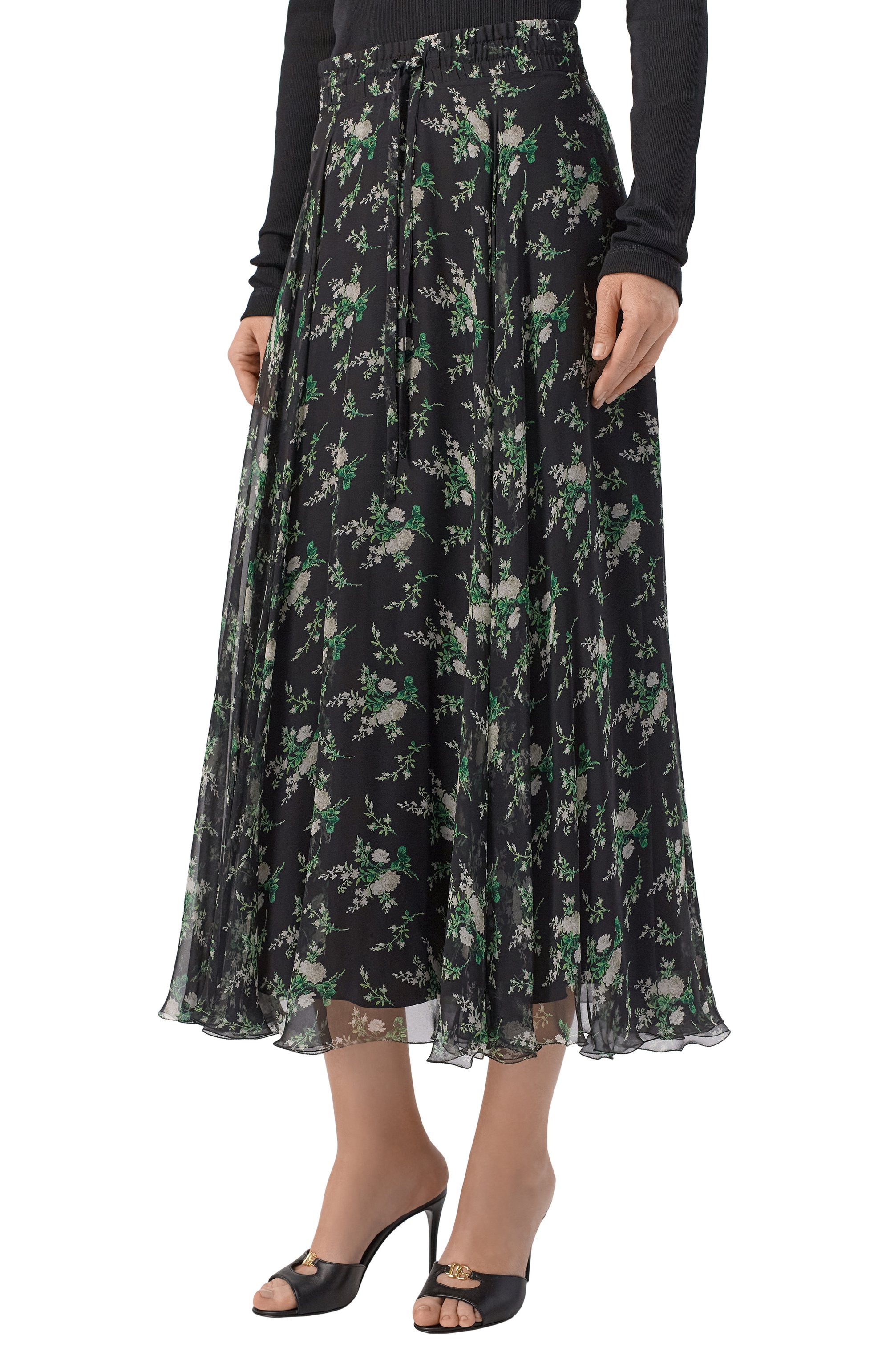 Шелковая юбка DOLCE & GABBANA, арт. F4DBFT/IS12V, фото 3