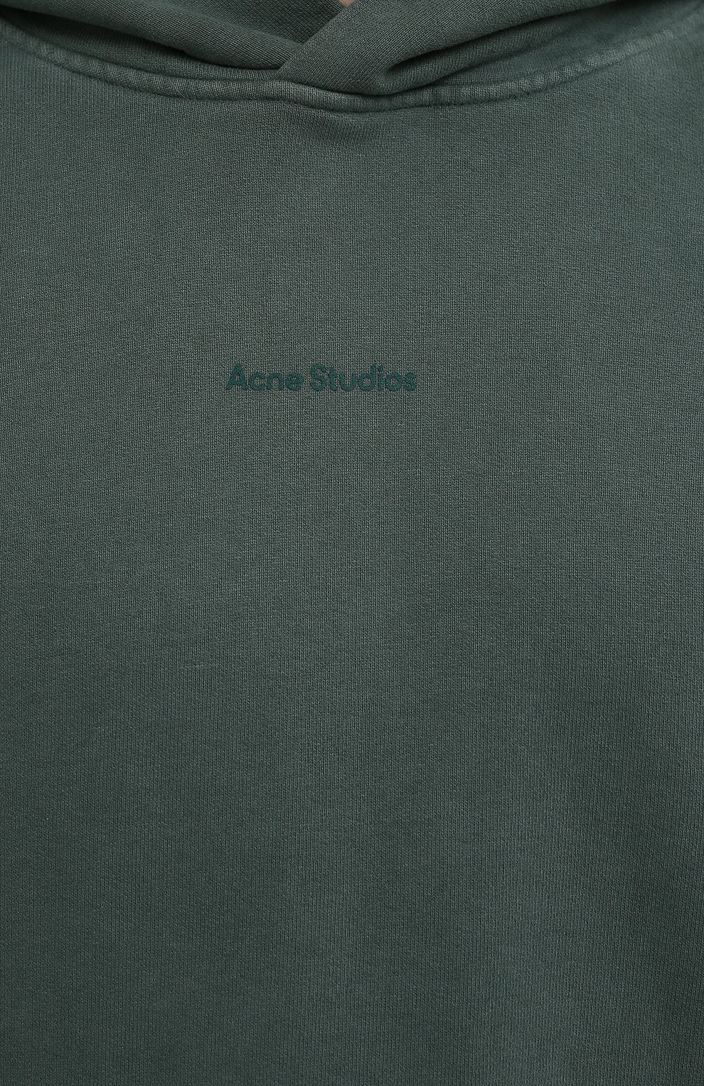 Хлопковое худи ACNE STUDIOS зеленого цвета по цене 56150 руб., арт. BI0139, фото 5 Хлопковое худи ACNE STUDIOS, арт. BI0139, фото 5