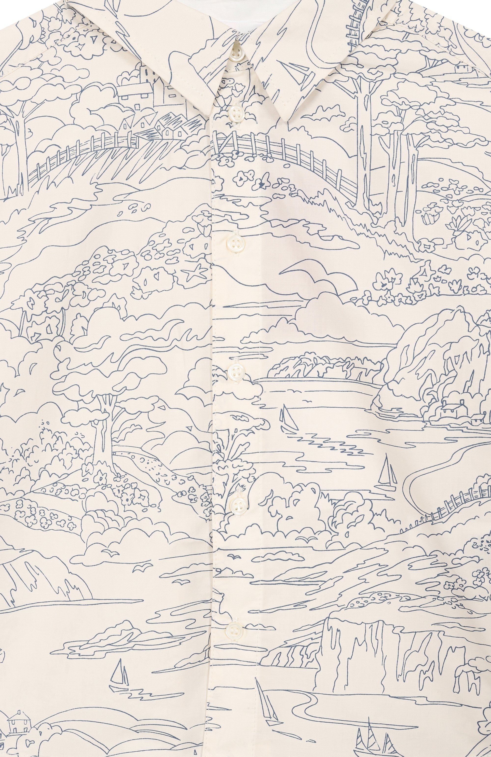 Хлопковая рубашка BONPOINT, арт. S06BSHW00008/4A-8A, фото 3