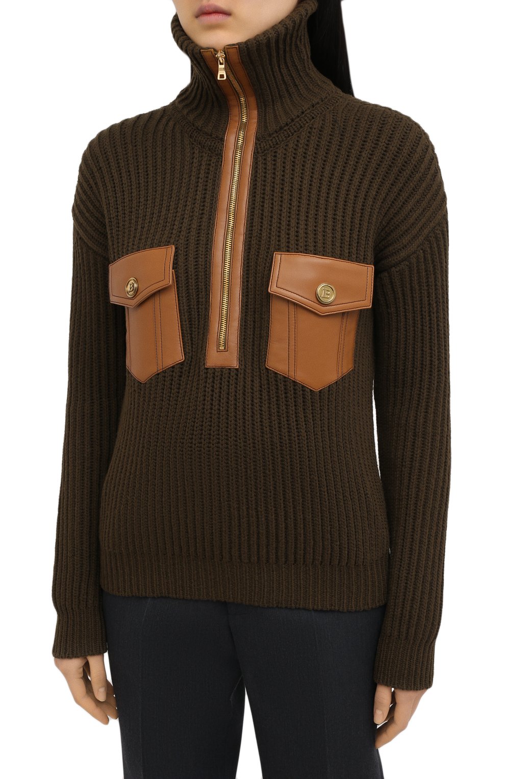 Шерстяной свитер BALMAIN, арт. UF03358/K175, фото 3