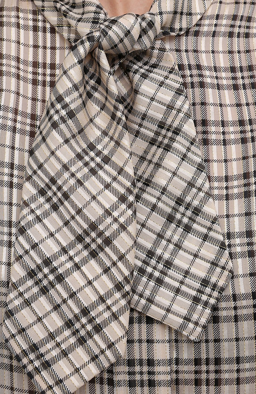 Шелковая блузка SAINT LAURENT, арт. 660885/Y6A98, фото 5