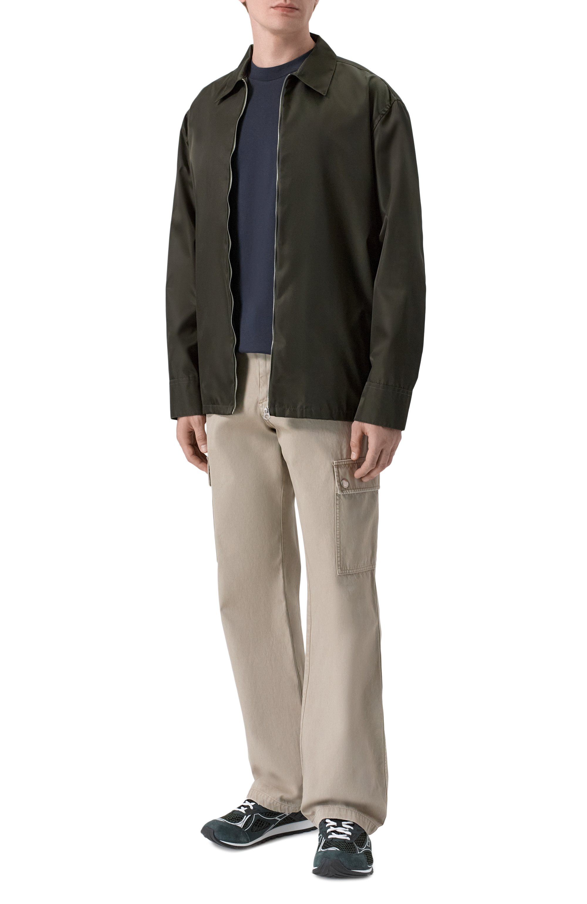 Хлопковая футболка JIL SANDER темно-синего цвета по цене 19700 руб., арт. J21GC0004/J45084, фото 2 Хлопковая футболка JIL SANDER, арт. J21GC0004/J45084, фото 2