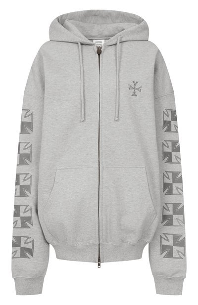 Женский хлопковая толстовка VETEMENTS, арт. ME76ZU180G/1302 M0LLET0N
