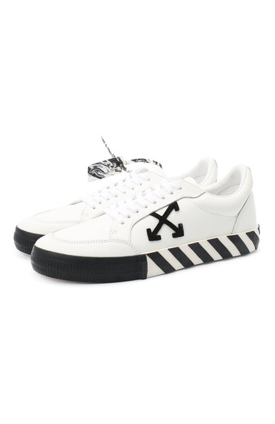 Комбинированные кеды vulcanized OFF-WHITE, арт. 0MIA085E20LEA0010110, фото 1