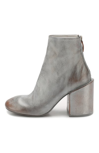 Кожаные ботильоны MARSELL серебряного цвета по цене 88350 руб., арт. MW5570/CAV.LAM.ASP., фото 3 Кожаные ботильоны MARSELL, арт. MW5570/CAV.LAM.ASP., фото 3