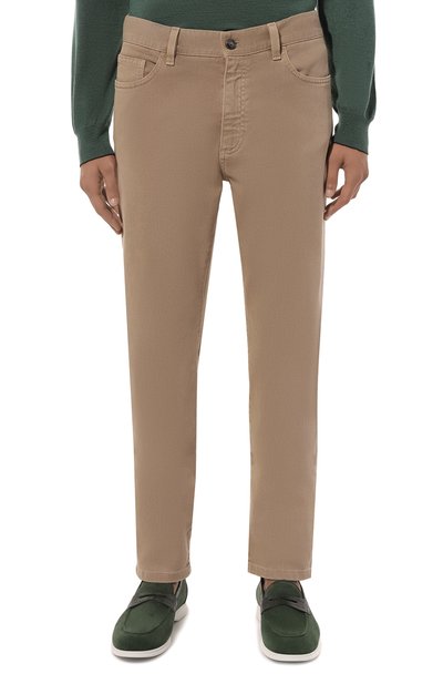 Джинсы ZEGNA бежевого цвета по цене 75400 руб., арт. UBI45A5/CITYX232, фото 3 Джинсы ZEGNA, арт. UBI45A5/CITYX232, фото 3