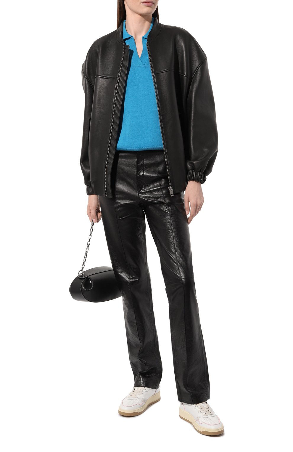 Пуловер из вискозы и шелка SEVEN LAB голубого цвета по цене 17430 руб., арт. CHR4.LK.0005.400, фото 2 Пуловер из вискозы и шелка SEVEN LAB, арт. CHR4.LK.0005.400, фото 2