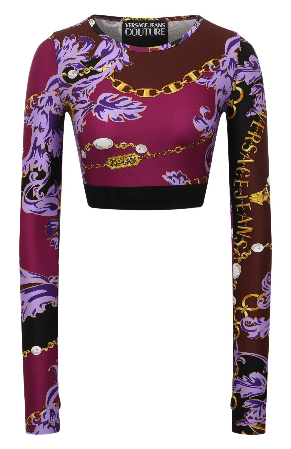 Топ VERSACE JEANS COUTURE разноцветного цвета по цене 19950 руб., арт. 75HAH218/JS203, фото 1 Топ VERSACE JEANS COUTURE, арт. 75HAH218/JS203, фото 1