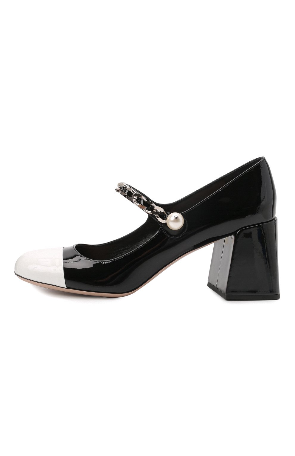 Кожаные туфли MIU MIU, арт. 5I248D-ZHV-F0967-A065, фото 3