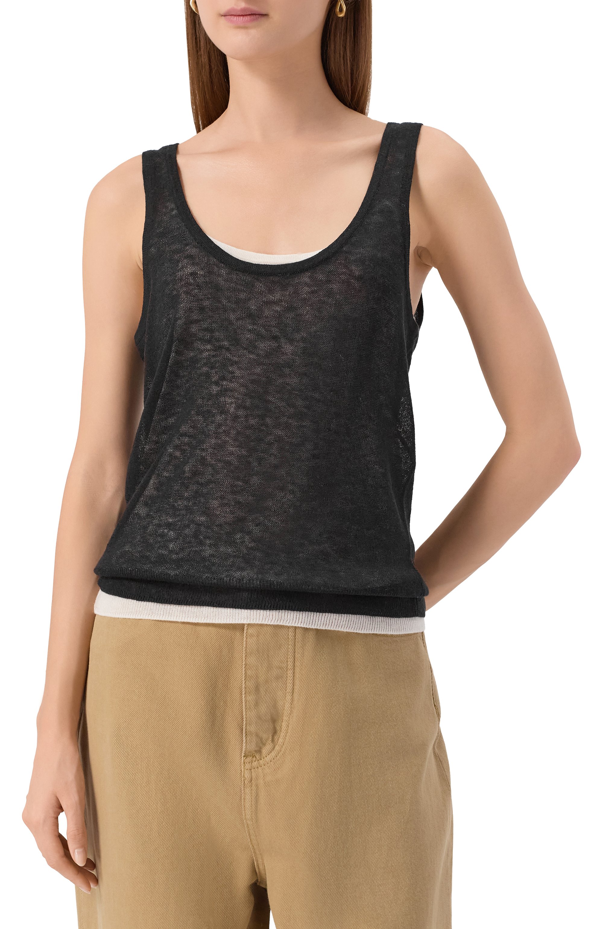 Шерстяной топ BOSS, арт. 50542868, фото 3