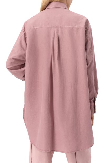 Рубашка из хлопка и льна REPLAY, арт. W2166 .000.85176G, фото 4