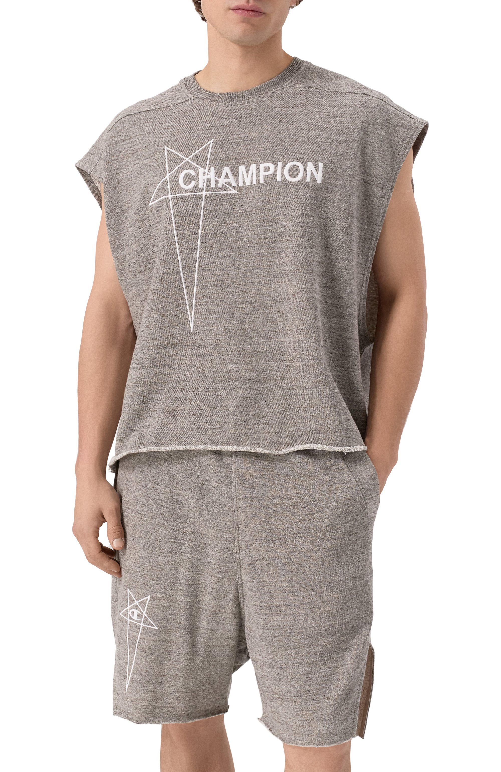 Хлопковая майка rick owens x champion RICK OWENS, арт. CM01E1667/CHMJ, фото 3