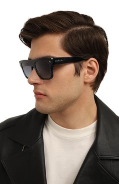 Мужские солнцезащитн�ые очки WEB EYEWEAR синего цвета, арт. WE0354 92W | Фото 2 (Нос: Не проставлено; Региональные ограничения белый список (Axapta Mercury): Не проставлено; Кросс-КТ: С/з-мужское; Тип очков: С/з; Оптика Гендер: оптика-мужское; Очки форма: Квадратные)