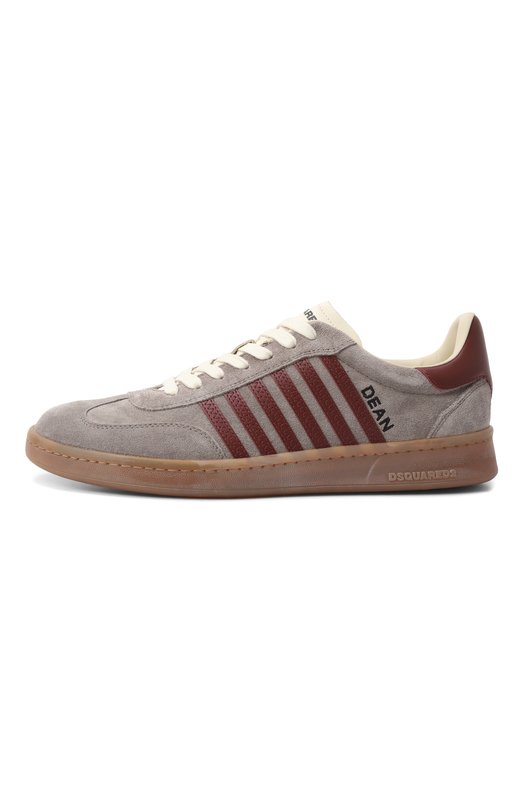Замшевые кеды Boxer Dsquared2 SNM0364/14170001 Серый  SNM0364/14170001 Фото 4