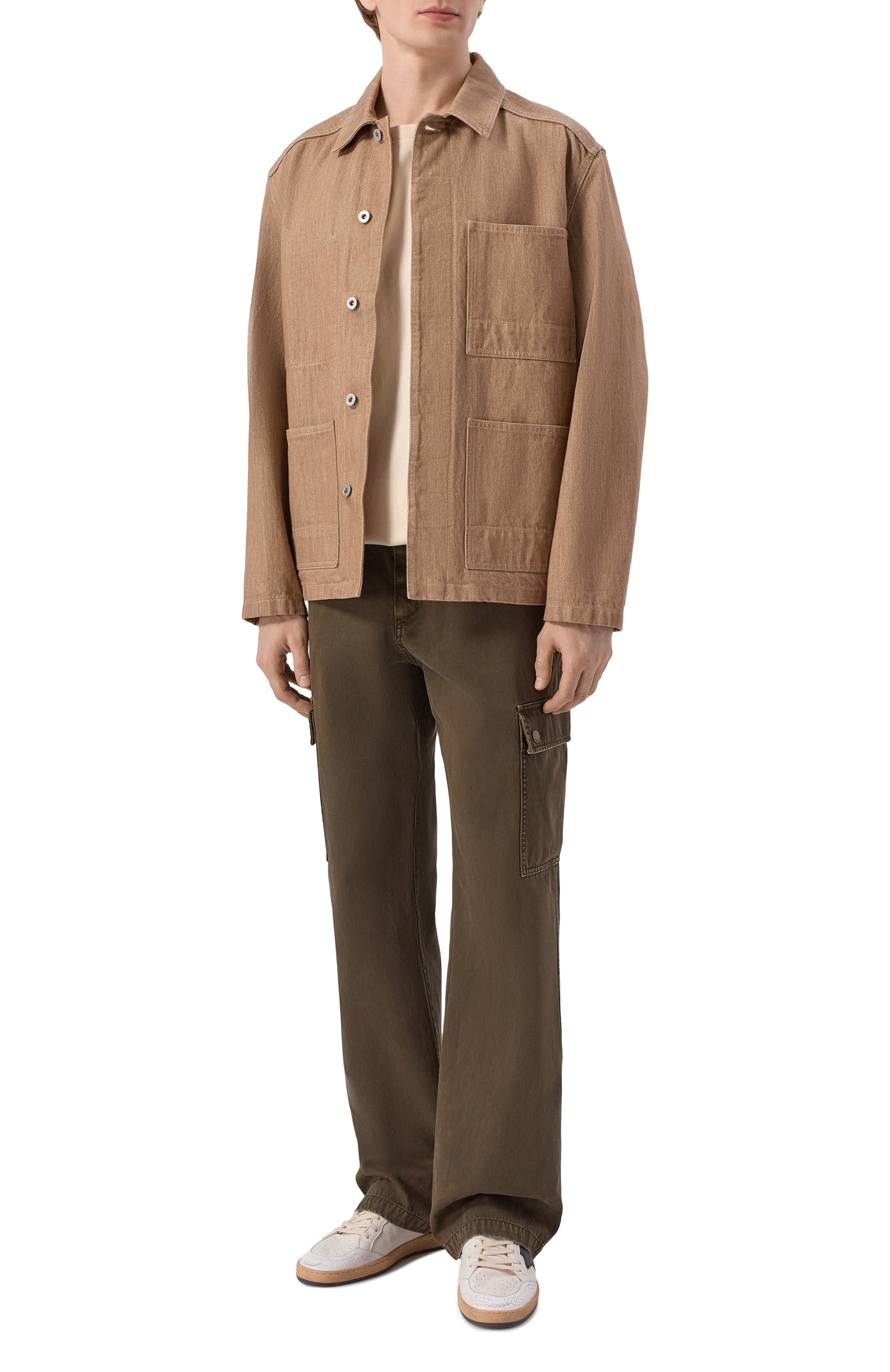 Хлопковая футболка SPORTY AND RICH, арт. T004365232WH37, фото 2