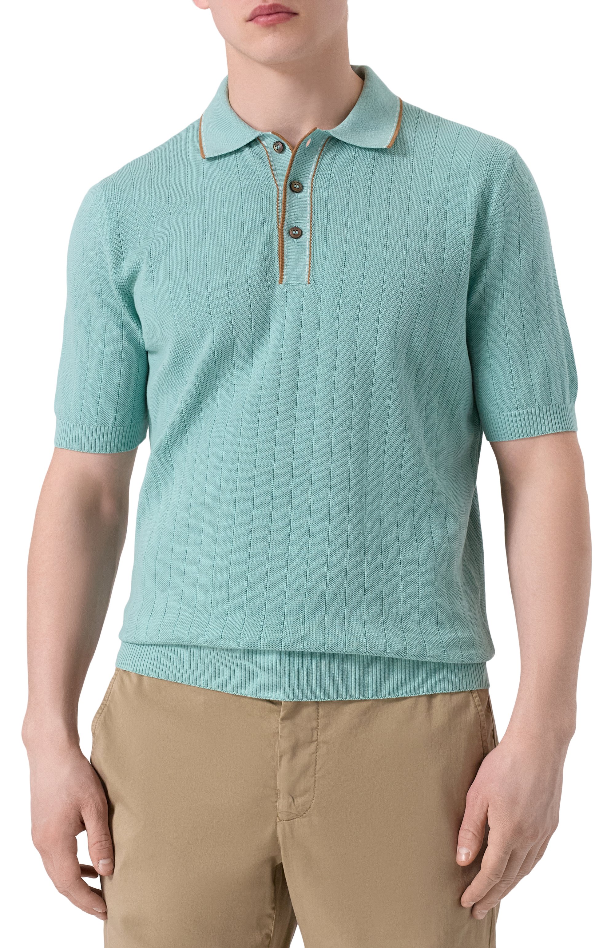 Хлопковое поло GRAN SASSO, арт. 57170/18047, фото 3