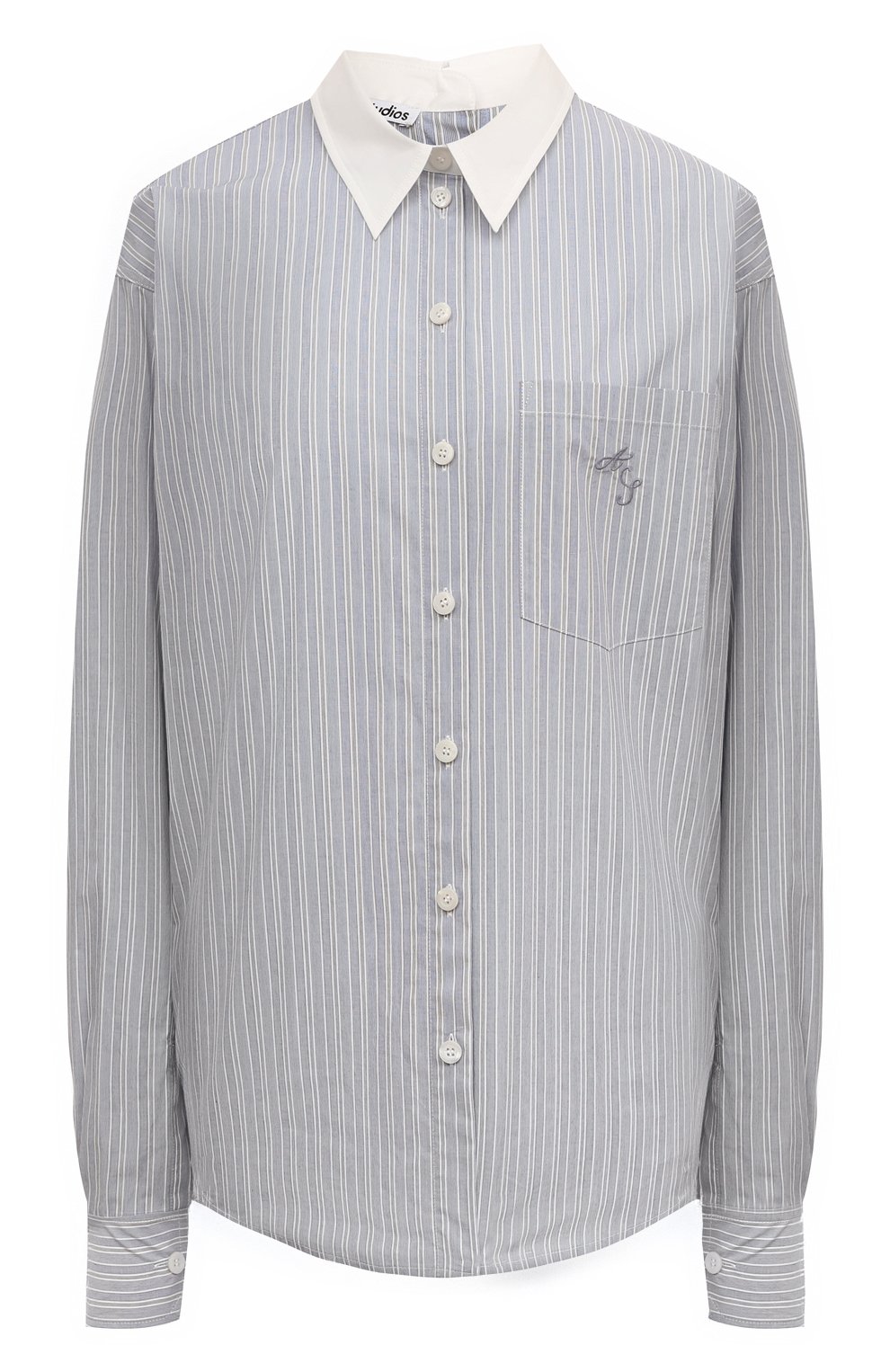 Хлопковая рубашка ACNE STUDIOS, арт. FN-WN-BL0U001031, фото 1